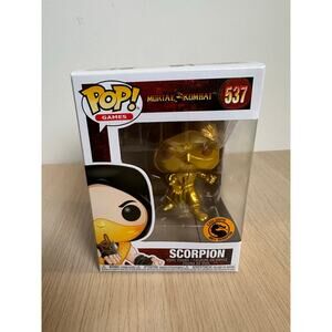MK11/MK1 Final Kombat Exclusive Scorpion (Gold) Funko Pop #537 Final Kombat